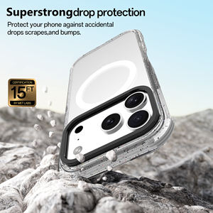 Soonleader ECO Phone 17 Couverture En Gros Personnalisé Magnétique Clair Mobile Phone Case pour <span class=keywords><strong>Iphone</strong></span> 17 16 15 <span class=keywords><strong>14</strong></span> Pro Max - Product Image 4