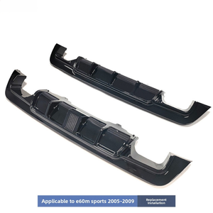 GUTE BMW Serie 5 (05-09) E60 Labio Trasero de Salida Doble de un Solo Lado, Piezas de Modificación de Coche de ABS Pulido con Adhesivo de Cinta 3M - Product Image 2
