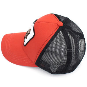 OEM تصميم الكرتون رغوة شبكة رقعة مطرزة حافة منحنية 5 لوحة الحيوان رغوة سائق الشاحنة قبعة الشاطئ في الهواء الطلق تنفس - Product Image 5