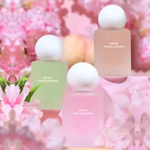 50Ml 100Ml Lege Cilindrische Luxe Glazen Fles Custom Parfum Spuitflessen