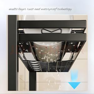 <span class=keywords><strong>Escurridor</strong></span> <span class=keywords><strong>de</strong></span> <span class=keywords><strong>Platos</strong></span> <span class=keywords><strong>de</strong></span> 2 Niveles para Encimera, Soporte para Tabla <span class=keywords><strong>de</strong></span> Cortar, Organizador <span class=keywords><strong>de</strong></span> Utensilios <span class=keywords><strong>de</strong></span> Cocina, Estante para Colgar <span class=keywords><strong>Platos</strong></span> y Tazones - Product Image 5