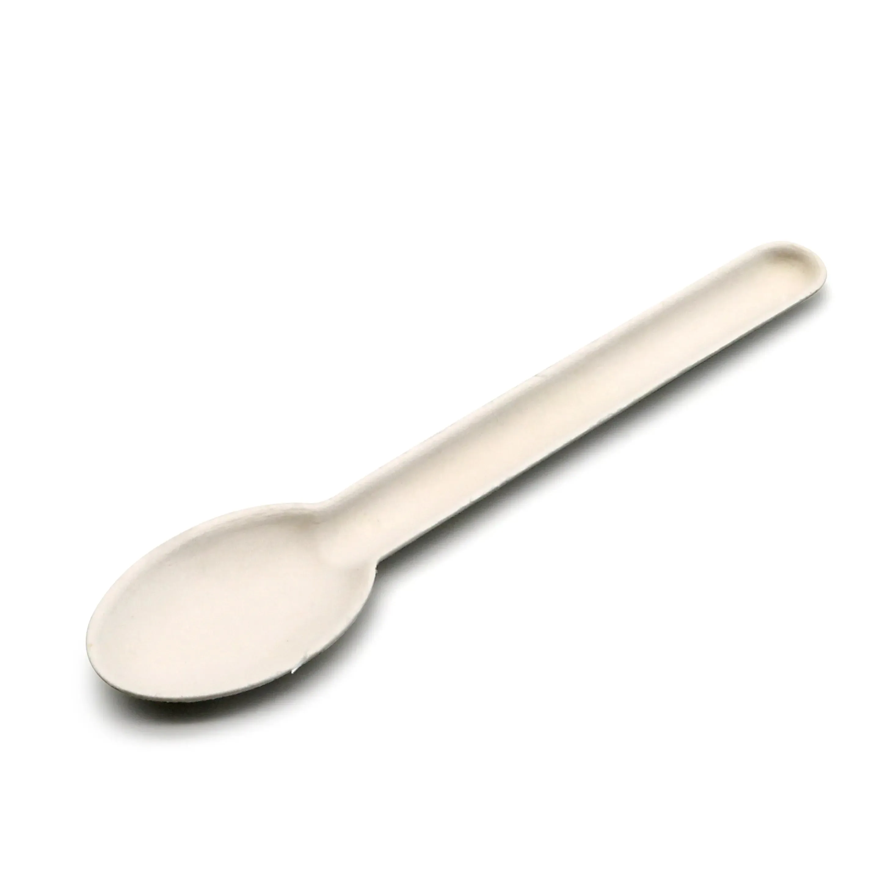 Compostable Paper Cutlery Spoon Bagasse Disposable Spoon Sugarcane Cutlery