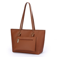 Popular Daily Large Capacity Pu Leather Purse and Handbags Luxury Women's Casual Shoulder Tote Bags Laptop Office Simple Elegant