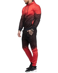Chándal de sublimación de último diseño 2021 para hombre, chándal de algodón con capucha, trajes de gimnasio, chándal para la temporada de primavera - Product Image 2