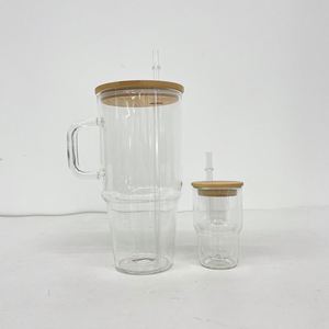 Mini verre à shot en verre transparent à double paroi de 3 oz, verre à boire pré-percé en forme de boule de neige - Product Image 5