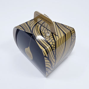 Garantía de calidad Impresión personalizada Cajas de papel recubiertas móviles para embalaje de alimentos para pasteles con asa - Product Image 4