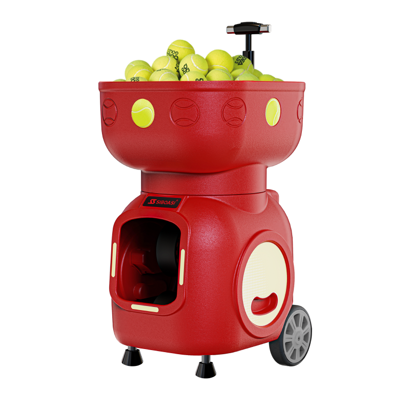 T3 Tennisball-Wurfmaschine für Innen- und Außenbereich mit 120-Ball-Kapazität, Fernbedienung & Mobile App, Tragbares Design****^^^^ https://www.siboasi.com