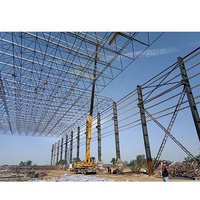 Toit commercial industriel en métal pour le bâtiment préfabriqué de structure en acier d'atelier extérieur