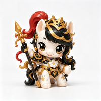Figurine de Cheval Guerrier en PVC Personnalisable et Amusante, Boîte Mystère 9cm, Jouet Promotionnel, Figurine de Collection Designer, Cadeau, Jouet d'Art, Collections