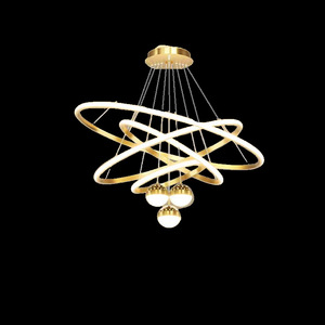 Lustre LED moderne simple ciel étoilé nordique avec télécommande, hauteur réglable, luminaires suspendus pour restaurant, chambre à coucher, salle à manger - Product Image 5