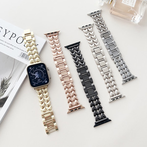 Metal Love Heart Watch Pulsera para Apple Watch ultra 49mm Band <span class=keywords><strong>Iwatch</strong></span> Mujer Correa Serie <span class=keywords><strong>8</strong></span> 41mm - Product Image 2