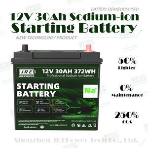 12v 30ah sodyum iyon 3000 + döngüsü marş araba pil yeni teknoloji SIB geniş sıcaklık aralığı yüksek ACC pil paketi - Product Image 4