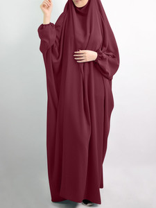 Vestido musulmán de alta calidad para mujer, ropa con capucha para rezar, Jilbab Abaya, larga cobertura completa, Ramadán, Abayas, islámico, <span class=keywords><strong>2022</strong></span> - Product Image 3