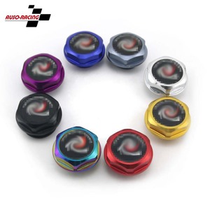 Bouchons de soupape de moteur en aluminium Auso-Racing pour remplacement du bouchon d'huile de voiture, sept couleurs, bouchon d'huile TRD - Product Image 1