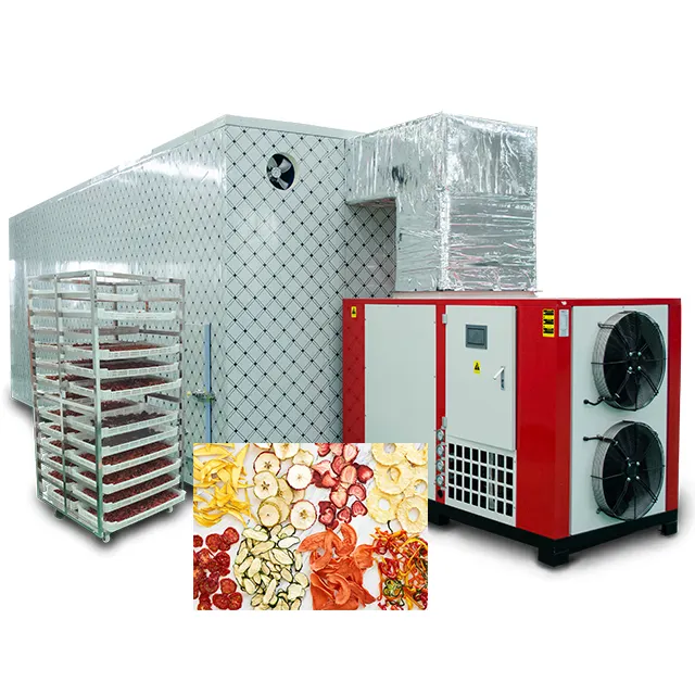 Máquina secadora de calabaza, deshidratación de frutas y verduras, bomba de calor, horno de secado