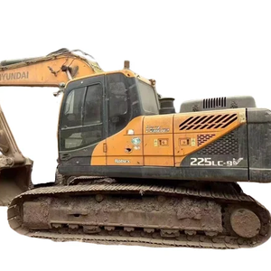 Precio bajo Hyundai r225 r220 excavadora de orugas de segunda mano Hyundai 20ton 25ton máquina de excavación - Product Image 1