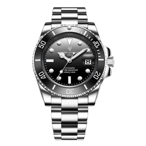 LIGE 6801 Morden Style Nouveauté Haute Qualité Nouvelle Arrivée Bas quantité minimale de commande Étanche Promotionnel Hommes Montre à Quartz Bracelet en Acier Inoxydable - Product Image 6
