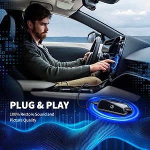 Original Cross-Border Good In-Car <b>Wireless</b> CarPlay Android Auto Safety Cone Design Driving More Secure Model M9 OLIVER Fit USB C - Product Image 1
