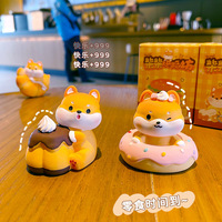 Figurine en résine de la série Shiba Inu, décorations de bureau, petits ornements pour tableau de bord de voiture, à partir de 12 ans, unisexe