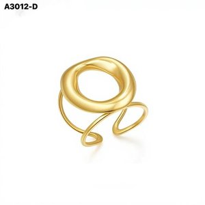 Anillo de Moda Amy Amy A3012 P para Mujer, Acero Inoxidable, Chapado en Plata 925, Geométrico, Moderno, para Uso Diario, Regalo, Joyería - Product Image 2