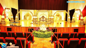 Glamorosa Ceremonia de boda india Mandap Bollywood boda evento Mandap decoración asombroso Palacio hindú boda Mandap asequible - Product Image 5