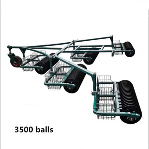 Ramasseur de balles de <span class=keywords><strong>golf</strong></span> en acier inoxydable de haute qualité à 3/5 sections avec roue avant, équipement de <span class=keywords><strong>golf</strong></span> pour extérieur et practice - Product Image 1