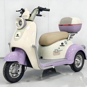 Nuevo Triciclo Eléctrico de 3 Ruedas, Homologado para Calle en China, 48V, 3 Pasajeros, Scooter Pequeño de Pasajeros, Carrocería Abierta, 30Km/h - Product Image 1