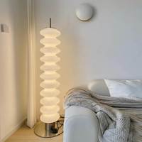 Lampe sur pied LED de créateur, design nordique créatif en forme de gourde, style luxe discret et tendance, pour salon et chambre, éclairage décoratif pour la maison