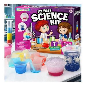 Kit de Ciencias Educativo Definitivo para Niños - Experimentos de Química STEM, Materiales Plásticos Seguros, Diversión de Descubrimiento en el Laboratorio - Product Image 1