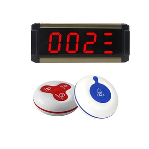 Hệ Thống Liên Lạc Nút Dịch Vụ Cuộc Gọi Nhỏ Cho Người Phục Vụ Buzzer Hệ Thống Gọi Điện Thoại Nhà Hàng Đồng Hồ Với Bảng - Product Image 1