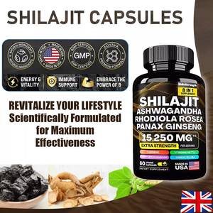 Oem Fabriek Prijs Shilajit Capsules 9000 <span class=keywords><strong>Ashwagandha</strong></span> 2000 Panax Ginseng Rhodiola Rosea Supplement Voor Volwassenen - Product Image 6