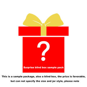 Paket sampel stoples lilin kaca berwarna 2.5OZ 8OZ 10OZ 12OZ 16OZ dengan stoples gaya acak desain kotak stoples lilin buta - Product Image 6