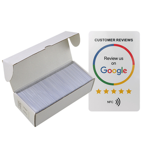 Tarjeta Inteligente NFC con Impresión Personalizada y Código QR, Tarjeta <span class=keywords><strong>de</strong></span> <span class=keywords><strong>PVC</strong></span> NFC, Servicio <span class=keywords><strong>de</strong></span> Impresión <span class=keywords><strong>de</strong></span> <span class=keywords><strong>Tarjetas</strong></span> NFC para Reseñas <span class=keywords><strong>de</strong></span> Google Disponible - Product Image 1