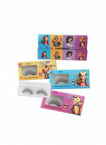 Ciglia Finte in Visone Fatte a Mano con Fascia in Cotone Nero, Confezione da 144 Paia - Product Image 1