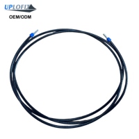 Cable trenzado de cobre THHN de 10 AWG para controlador de batería, 72'' (183 cm), par de cables, arnés de nailon, terminales de férula azules E6012, UPMF003 OEM/ODM