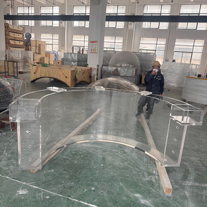 Luxe op maat gemaakte fabrikantprijs grote 1000 <span class=keywords><strong>gallon</strong></span> <span class=keywords><strong>75</strong></span> <span class=keywords><strong>gallon</strong></span> gebogen aquariumtank - Product Image 2