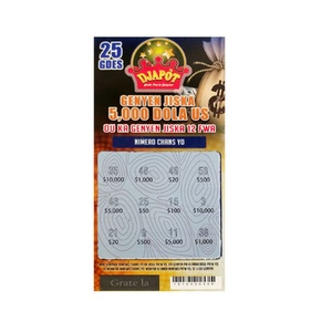 Boletos de Lotería Personalizados Impresos con Raspado, Tarjetas de Lotería, Boletos de Rifa - Product Image 6