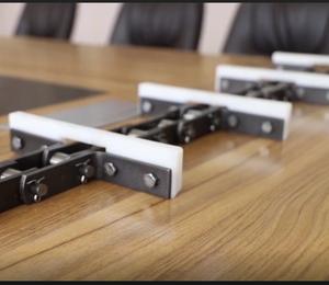 Yüksek kaliteli plastik kazıyıcı zincirli konveyör üretici tahıl gıda sürükle konveyör uçuş - Product Image 4