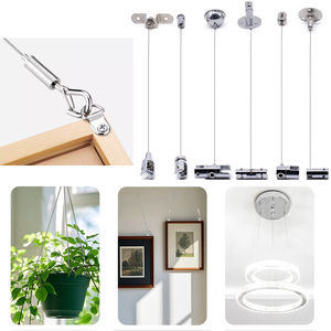 Bán buôn tùy chỉnh Treo Dây Sling biển quảng cáo đèn <span class=keywords><strong>Wire</strong></span> Rope Cáp Gripper với móc - Product Image 2