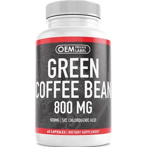 Hot Sale Weight Loss Capsules Pure Green Coffee Bean Extract Capsules Energy Booster Keto BHBCapsule Slimming Burner Fat