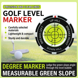 <b>Golf</b> Level Gauge Mini Slope Reader Portable Outdoor <b>Golf</b> Sports Plastic Marking Tool - Product Image 4