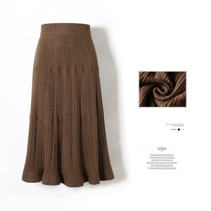 <span class=keywords><strong>Jupe</strong></span> tricotée pour femmes, en laine et polyester, design à la mode, nouvelle collection <span class=keywords><strong>jupe</strong></span> <span class=keywords><strong>longue</strong></span>, ligne a mixte - Product Image 3