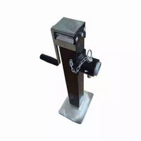 Cric pivotant haute performance pour remorque, capacité de levage de 8000 LBS, avec fixation par boulons pour remorque à chevaux et équipement agricole