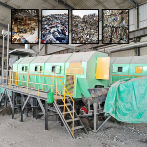 สายการผลิตคัดแยกขยะในครัวเรือน เครื่องแยกขยะ  มอเตอร์เกียร์ ปั๊ม  แบริ่ง  กำลังการผลิต 100-500 ตัน/วัน  ประสิทธิภาพสูง - Product Image 1