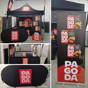Gazebo Premium in Alluminio 300D Personalizzato 3x3m, Tenda Impermeabile per Esterni e Interni, <span class=keywords><strong>Campeggio</strong></span>, Pubblicità e Sport 10x10ft - Product Image 4