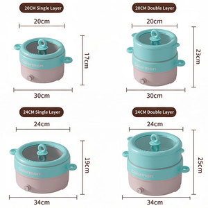 <span class=keywords><strong>Olla</strong></span> Eléctrica de Doble Asa para Uso Doméstico Great Bear, Certificación CE, Control Mecánico, <span class=keywords><strong>Olla</strong></span> Eléctrica Multifunción - Product Image 6