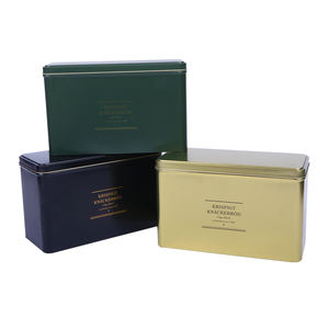 กล่องของขวัญคริสต์มาสกล่องดีบุกเค้กขนมไหว้พระจันทร์ทรงสี่เหลี่ยมผืนผ้ากล่องดีบุกขนมปังมาการองดีไซน์ใหม่ - Product Image 1