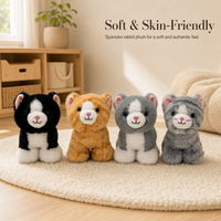 Jouets en peluche lestés, animaux doux unisexes en 100 % polyester, anti-stress, pour fête d'anniversaire