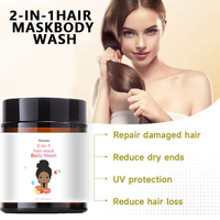 Masker Rambut Minyak Argan Alami untuk Bayi Melembapkan Menghidrasi Melembutkan Menghaluskan Perawatan Rambut untuk Anak-anak dan Penggunaan Keluarga