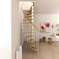 Escalier pliable et portable en spirale ronde et en métal, bas prix d'usine, personnalisé, extérieur